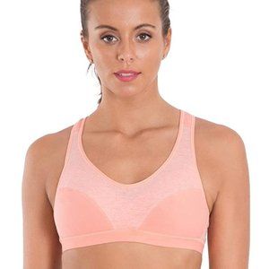 Jockey Peach Pink Sports Bra, S 30B-32B